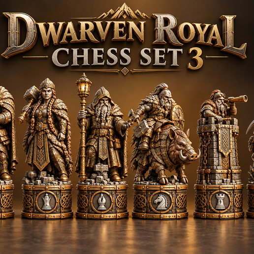 Dwarven Royal Chess Set 3