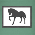Image présentation horizontale.png SILHOUETTE HORSE WALL DECORATION