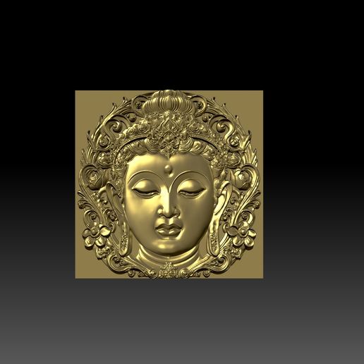 🗿 Lord Buddha face 3D STL model for CNC curving and 3d Printing・ STL ...