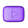Youtube-logo.stl Youtube Plaque
