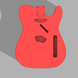 red.png Standard Fender Telecaster Body