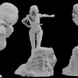 0.jpg Zelda Sheik Heroic Statue Download 3D print Model STL files Statue Figure digital pattern 3D printing The Legend of Zelda