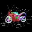 18-1.jpg Honda CBR 1000RR Fireblade For 3D Printing STL File
