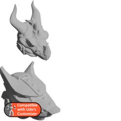 folder.jpg Dragon and Steel wolf heads for Udo´s customizer, remixed from Tatsura