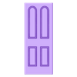 D4 (Boo's door) without flowers.STL STL-Datei Monsters Inc: Boo's 1/12 Puppenhaus Tür + Türrahmen (Modell Nr.4)・3D-druckbare Vorlage zum herunterladen, 3DTech_Lab