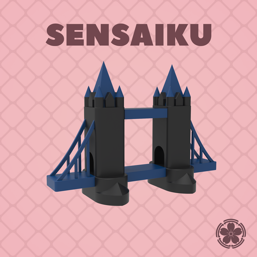 Architecture - 16. London Tower Bridge - Iconic Landmarks wonders of the World STL