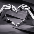 Hands-and-Love-5.png Hands and love - Hands and love - Voxel - LowPoly - Wireframe 3D Model