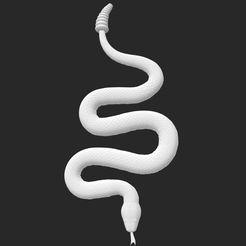 Prev_Snake_2.png STL file Snake・3D printing design to download