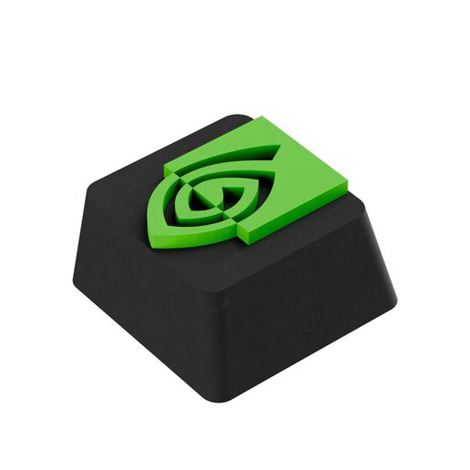 NVIDIA Logo Keycap – Tech/Gaming Style – STL File for Mechanical Keyboards (FDM Ready) 3D model