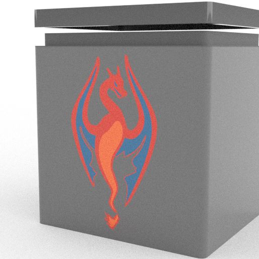 📦 DECK BOX charizard・ STL File for 3D printing・Cults