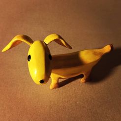 Banana-dog-1.jpg Fichier STL Banana Dog・Modèle pour imprimante 3D à télécharger