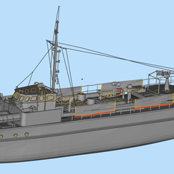 德国eboat鱼雷艇1.png german e-boat ship model
