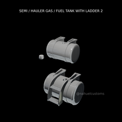 Proyecto-nuevo-2023-07-21T215455.396.png Fichier STL RÉSERVOIR DE GAZ / CARBURANT POUR SEMI-REMORQUE AVEC ÉCHELLE 2・Design pour impression 3D à télécharger