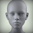 301-голова-16.76.jpg 19 3D Head Face Female Character Women teenager portrait doll 3D model