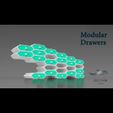 Image00.jpg hexagonal Modular Drawers 3d print