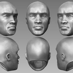 01.jpg ONE6 Scale Head - Mike Colter - Luke Cage - Netflix series ver