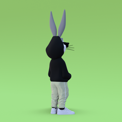 sdasdsad.png Bugs bunny urban vibes Fan art (multiparts/3mf)