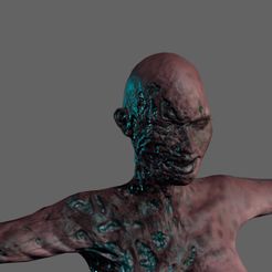 1.jpg Fichier 3D Femme zombie animée - Personnage de jeu en 3D Low-poly・Design pour impression 3D à télécharger, igorkol1994