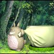 Totoro1.19.jpg STL file Totoro Planter・3D printable model to download