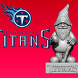 titan.png NFl Tennessee Titans statue decor - American football - 3d print