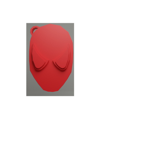 Spiderman Keychain 3D model