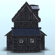 57.png Multi-storred village house (4) - Warhammer Age of Sigmar Alkemy Lord of the Rings War of the Rose Warcrow Saga