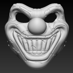 payaso-v2.png Файл OBJ CLOWN MASK, SWEET TOOTH v2・Дизайн 3D принтера для загрузки