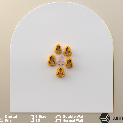 POLYMER CLAY CUTTERS/EULITEC.COM/CC/COPYRIGHTED LICENSE 3D model