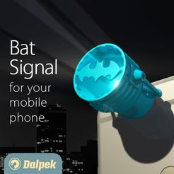 Dalpek_BatSignal_image_01.jpg 3D-Datei Fledermaus-Signal für das iPhone kostenlos・Design für 3D-Drucker zum herunterladen