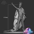 Freddie_Mercury_07.jpg Freddie Mercury Statue Figurine stl printable
