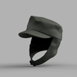 winter-hat.png 1/35 German ww2 field cap tied for winter/ hanging