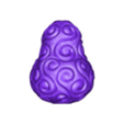 TEXTURED-FRUIT.stl Akuma No Mi: Ito Ito no mi. DOFLAMINGO DEVIL FRUIT
