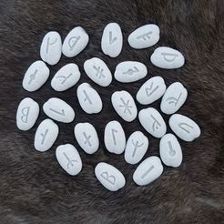Medieval Runes.jpg STL file Medieval Rune Set・Design to download and 3D print
