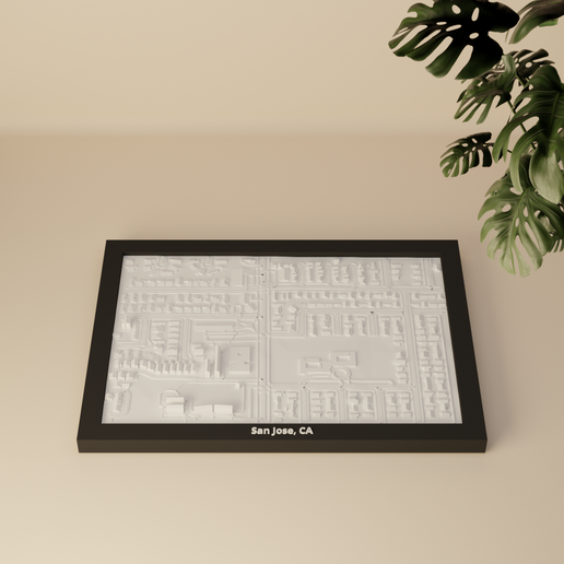 San Jose, CA, United States - 3D Miniature