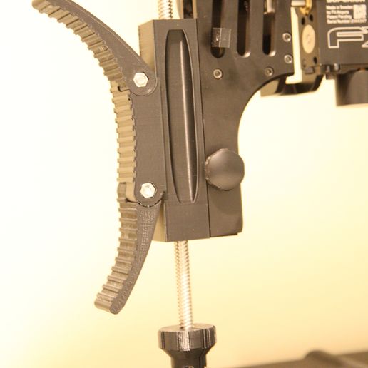 RGM Impact Adjustable Monopod Buttstock, Silver | Airgun Depot