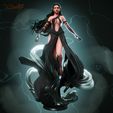 Nyx-Front-STL-Tinytrollz.jpg Goddess of Darkness Marvel Nyx