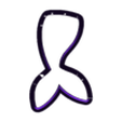 bakeshape-com-mermaid-cutter.stl Mermaid Tail Cookie Cutter & Embosser STL File – 3D Printable Ocean Beach Design