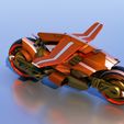 1.jpg Sci-Fi Bike Tron high and low poly combo
