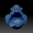 Shop4.jpg Monkey phantasy with tongue- STL-3D print model thread-eater, storage, table garbage can high-polygon