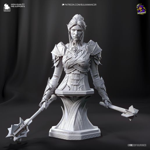 minthara_bust_color-1.jpg Minthara | Baldur's Gate 3 | 240mm (Corpo inteiro + busto)
