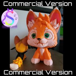 Foxy_commersial.jpg STL file Foxy dracula *Commercial Version*・3D print design to download
