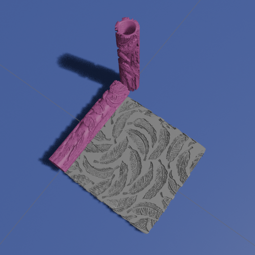 Rodillo-3.png Jeu de 4 rouleaux de texture pour les feuilles