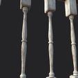 banister_handrail_kit_render20.jpg Banister & Handrail 3D Model Collection