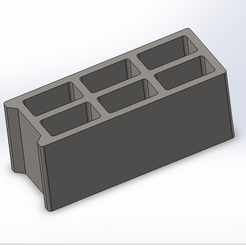 Capture.PNG Бесплатный STL файл Cinder block / cinderbrick・Модель для загрузки и 3D-печати