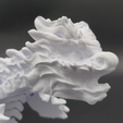 EagerToSee.png Snowstorm, Winter Dragon - Articulated Dragon Snap-Flex Fidget Toy