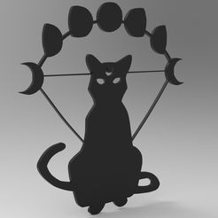 untitled.97.jpg Free STL file Geometric Cat・3D printable design to download, BrunoLopes