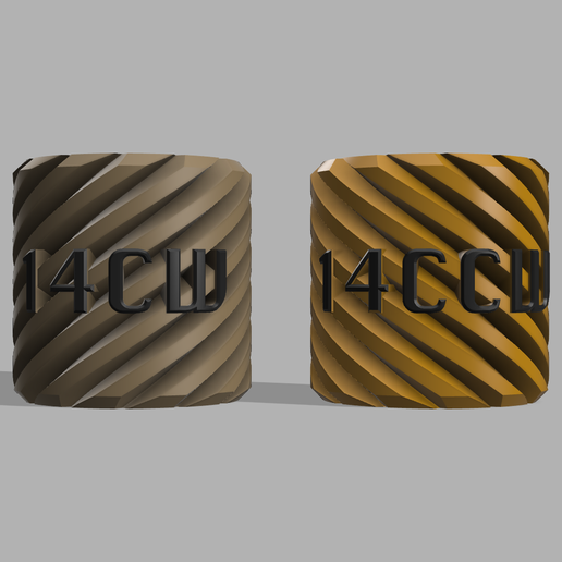 🔫 airsoft 14mm CW / CCW Thread Tester - Attachment Guide・ STL File for ...