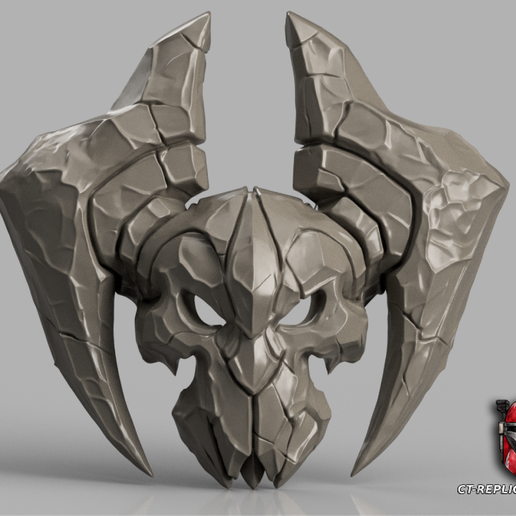 Enchanted Galio Mask (head) - League Of Legends Cosplay 1:1 Replica