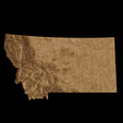 2.png Topographic Map of Montana – 3D Terrain