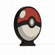 POKEBALL2.png Lighted Pokeball Lamp